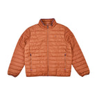 TH MEN L/S PUFFER  JACKET 78J6192-210 BRN M (IR.W)