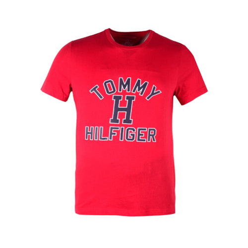 TH MEN S/S R.NECK T-SHIRT 09T4274-608 RED S (IR.S)