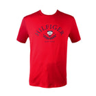 TH MEN S/S R.NECK T-SHIRT 09T4275-608 RED XL (IR.S)