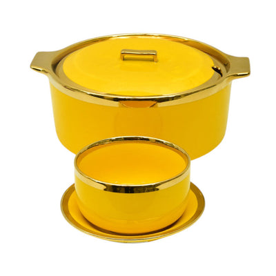 SOUP SET 23PC ENGLISH HJS03-8 YELLOW