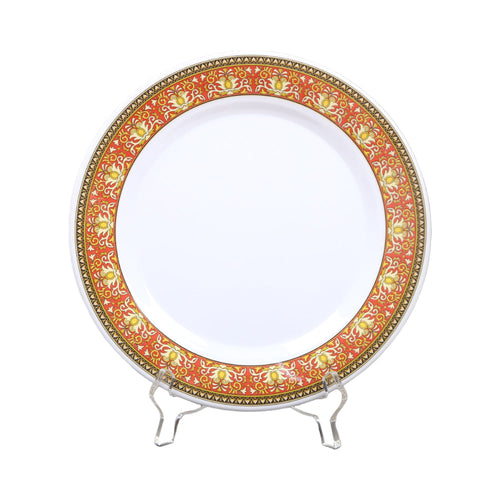 PLATE DINNER MELAMINE MEDUSA RED