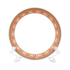 PLATE QUARTER MELAMINE MEDUSA RED