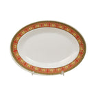 DISH RICE OVAL SMALL MELAMINE MEDUSA RED