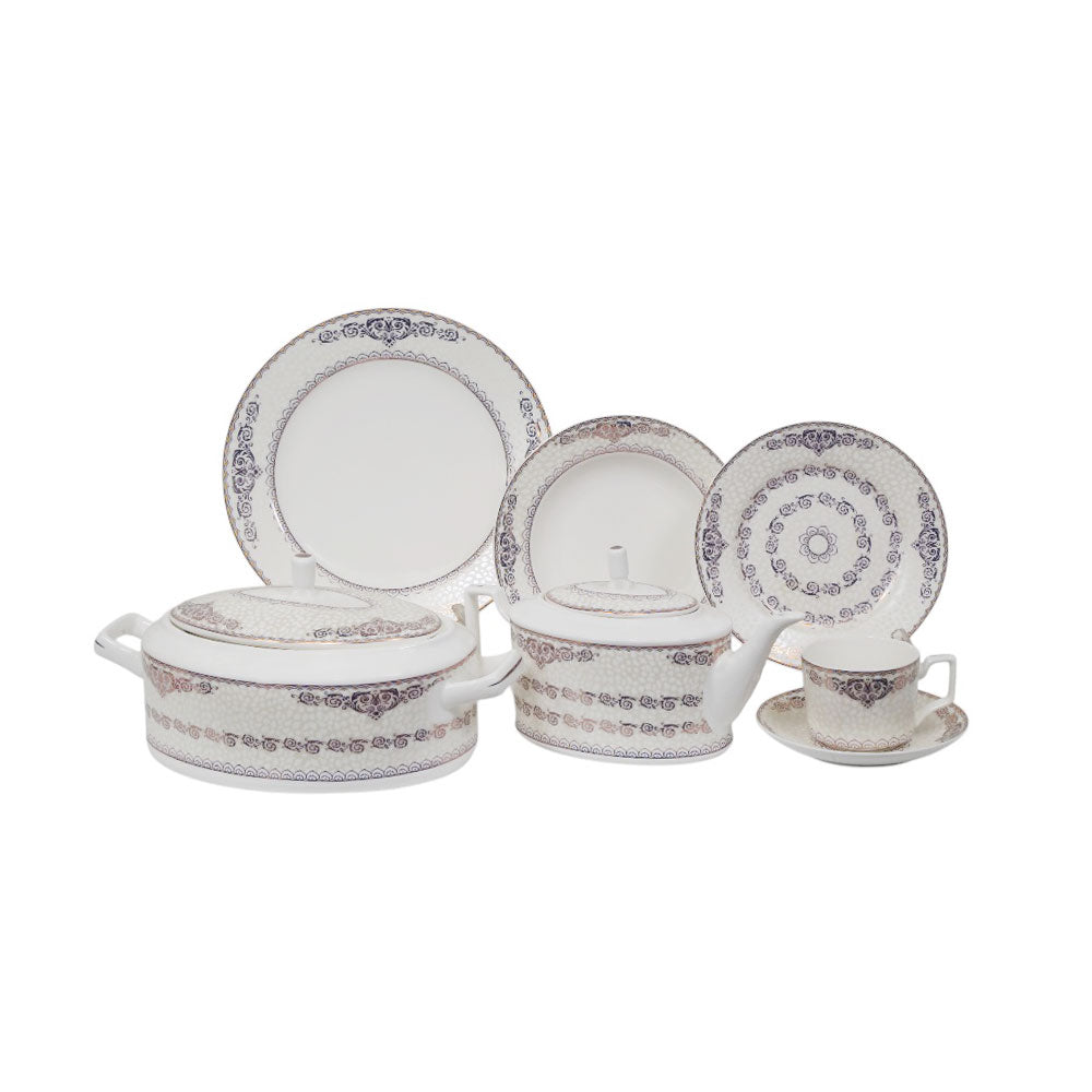 DINNER SET 61PC BONE CHINA GZ-YG20132FE