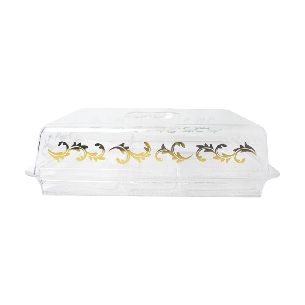 DISH DRY FRUIT GOLD ACRYLIC ACF257