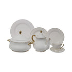 DINNER SET 61PC BONE CHINA GGK HG AT