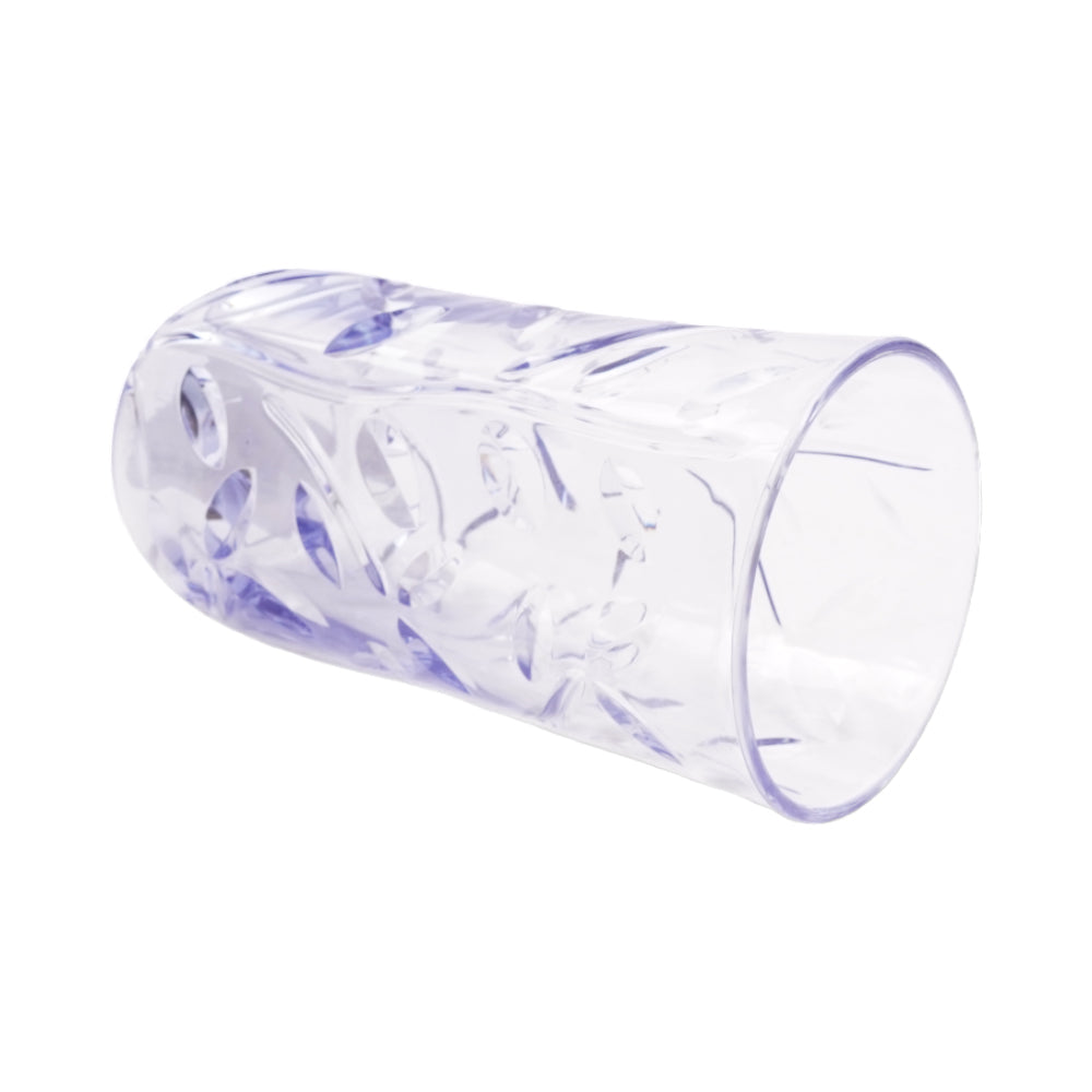 GLASS ACRYLIC LEAVES CUT AC102-03 PURPLE (Pack 6)