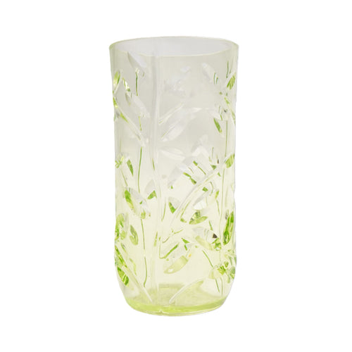 GLASS ACRYLIC LEAVES CUT AC102-05 GREEN (Pack 6)