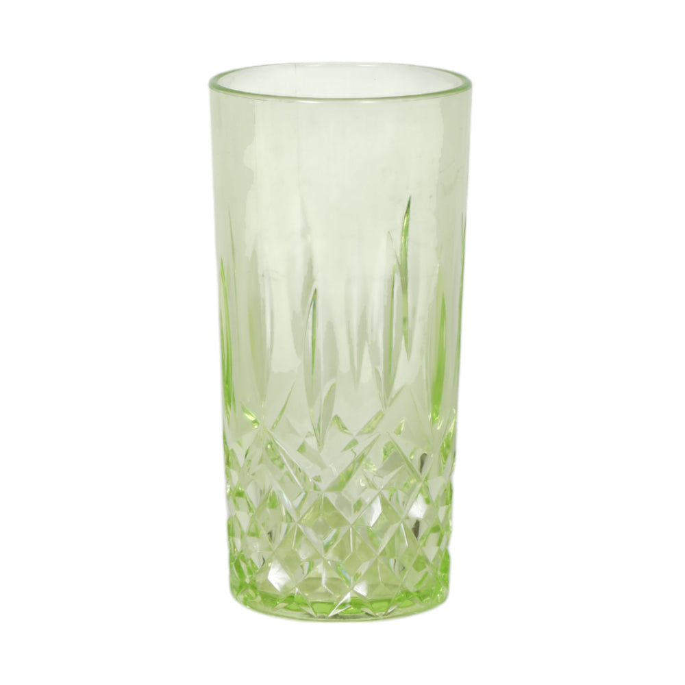 GLASS ACRYLIC DIAMOND CUT AC103-05 GREEN (Pack 6)