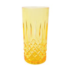 GLASS ACRYLIC DIAMOND CUT AC103-07 YELLOW (Pack 6)