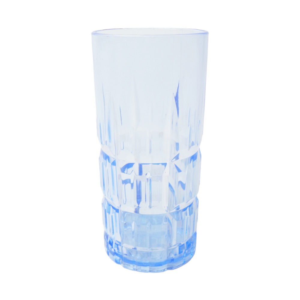 GLASS ACRYLIC SPEARHEAD CUT AC104-04 BLUE (Pack 6)