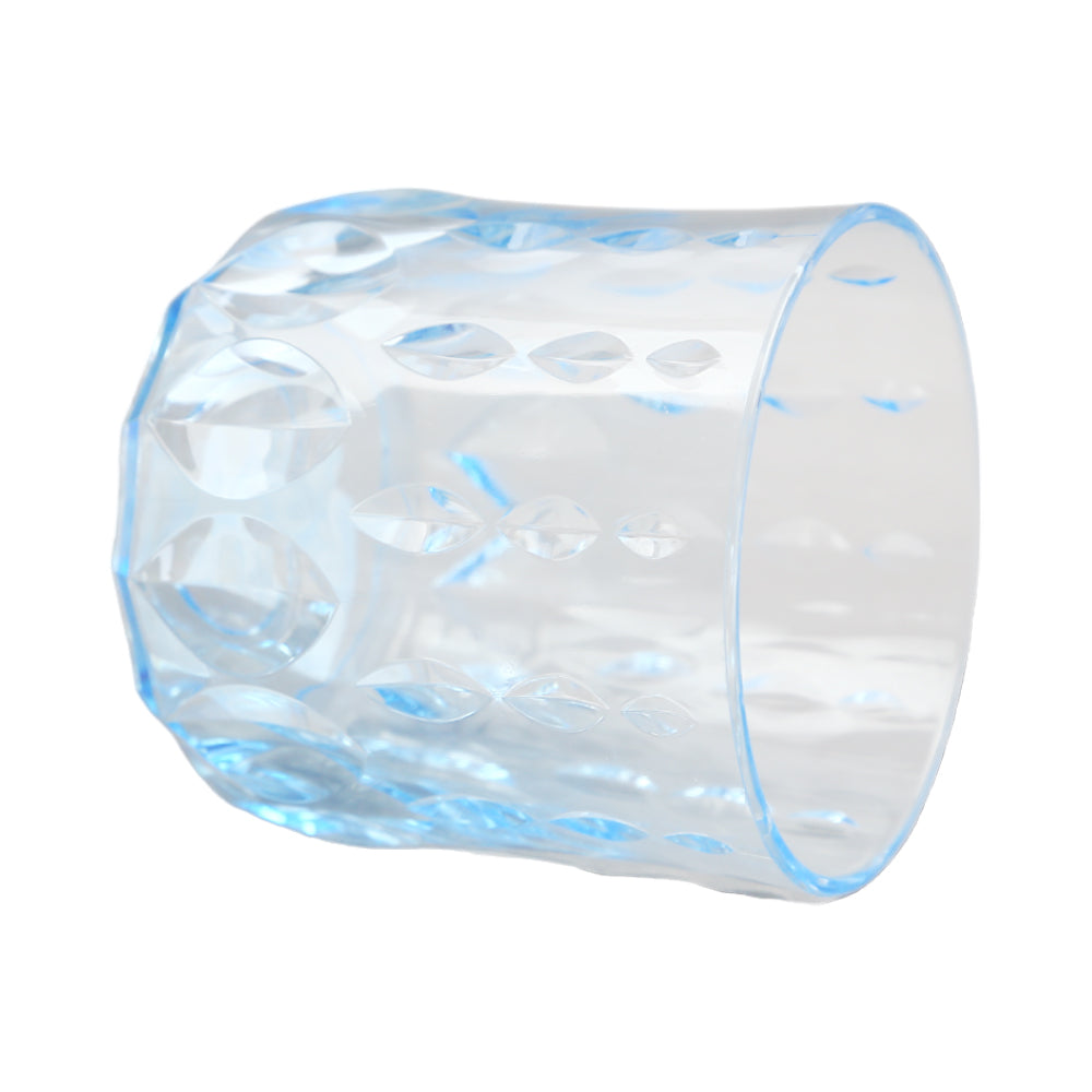 GLASS ACRYLIC WATER DROP CUT AC105-04 BLUE (Pack 6)