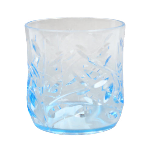 GLASS ACRYLIC LEAVES CUT AC106-04 LIGHT BLUE (Pack 6)