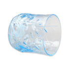GLASS ACRYLIC LEAVES CUT AC106-04 LIGHT BLUE (Pack 6)
