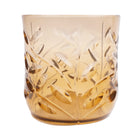 GLASS ACRYLIC LEAVES CUT AC106-08 BROWN (Pack 6)