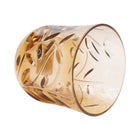 GLASS ACRYLIC LEAVES CUT AC106-08 BROWN (Pack 6)