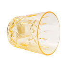 GLASS ACRYLIC DIAMOND CUT AC107-07 YELLOW (Pack 6)