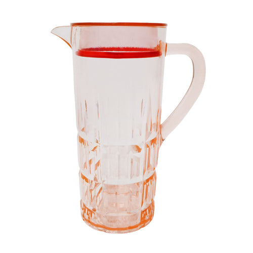 JUG ACRYLIC SPEARHEAD CUT AC112-02 PINK