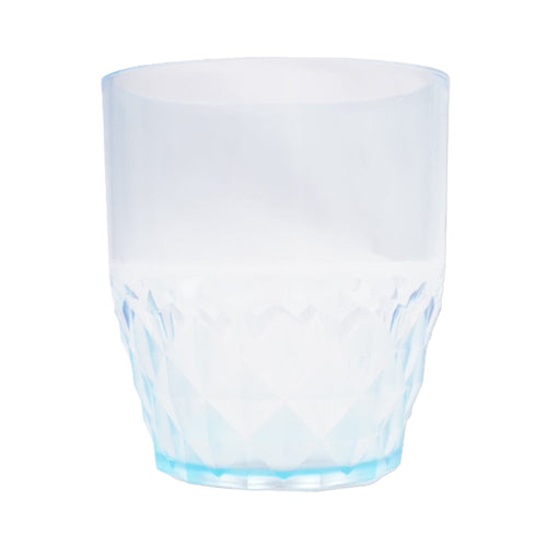GLASS ACRYLIC FROSTED DIAMOND AC129-4 BLUE (Pack 6)