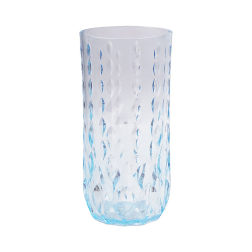 GLASS ACRYLIC WATER DROP CUT AC101-04 LIGHT BLUE (Pack 6)