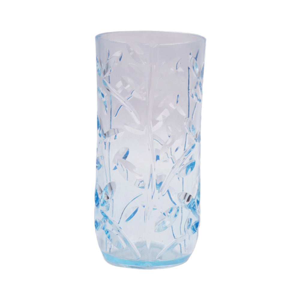 GLASS ACRYLIC LEAVES CUT AC102-04 LIGHT BLUE (Pack 6)