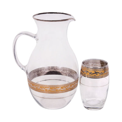 WATER SET 7PC KALASIK SILVER PT78S