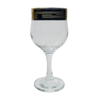GLASS PSB HAND CUT TULIP GOLD 44162-HGB019 (Pack 6)