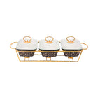 DONGA SET 3PC RECTANGULAR MORE & MORE CX2532-3A BLACK