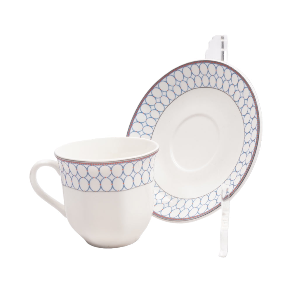 CUP & SAUCER BONE CHINA NBJ G05ATK (Pack of 6)