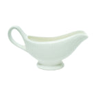 SAUCE BOAT PORCELAIN WHITE IR BS