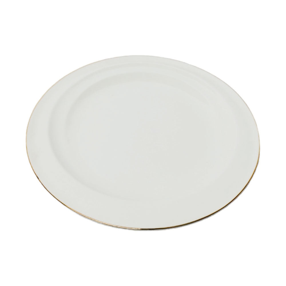DISH PORCELAIN WHITE IR 10INCH A173