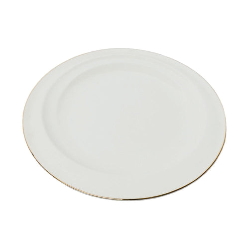 DISH PORCELAIN WHITE IR 10INCH A173