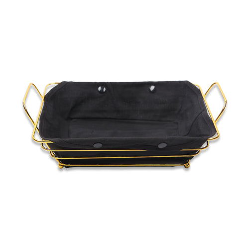 BREAD BASKET SQUARE GOLDEN IR S006X
