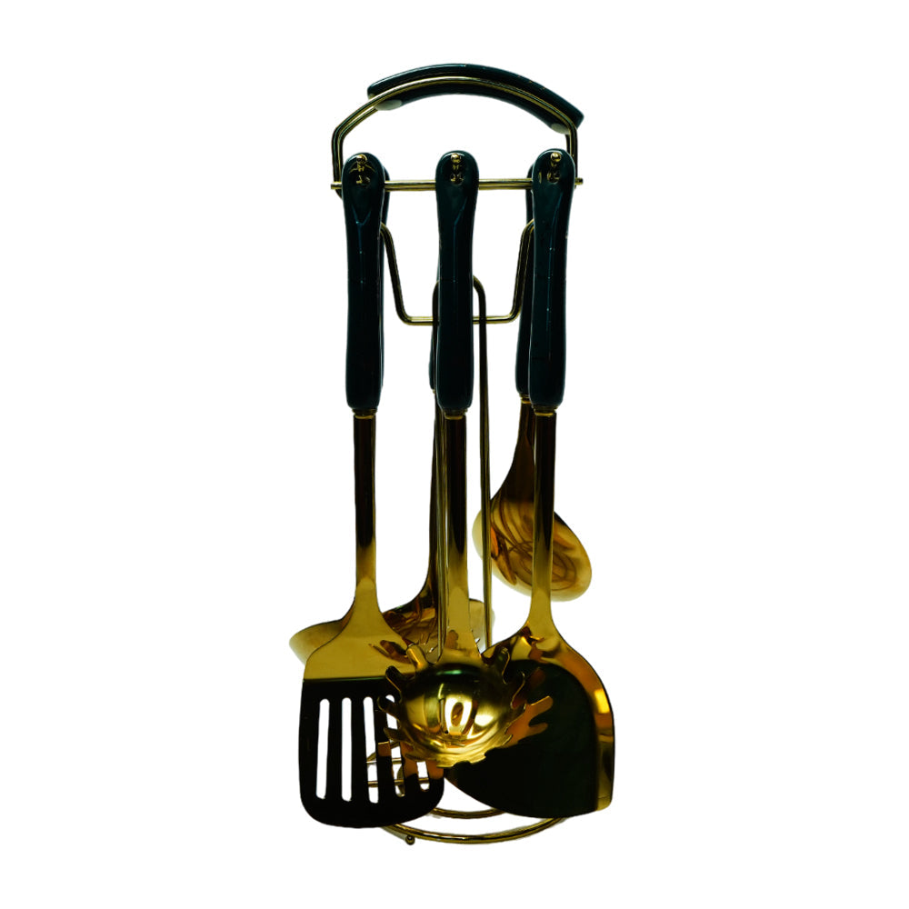 KITCHEN TOOL SET 7PC MARBLE GREEN AE