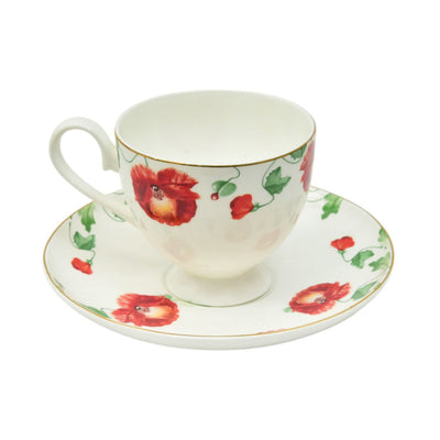 CUP & SAUCER BONE CHINA JOHN ADAMS C1 FT (Pack of 6)