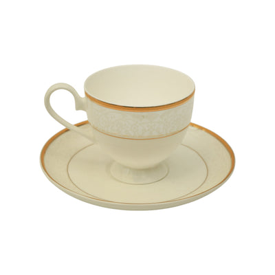 CUP & SAUCER BONE CHINA JOHN ADAMS C7 FT (Pack of 6)