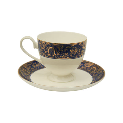 CUP & SAUCER BONE CHINA JOHN ADAMS C8 FT (Pack of 6)