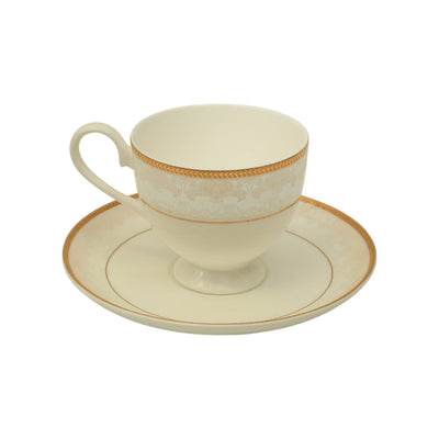 CUP & SAUCER BONE CHINA JOHN ADAMS C9 FT (Pack of 6)