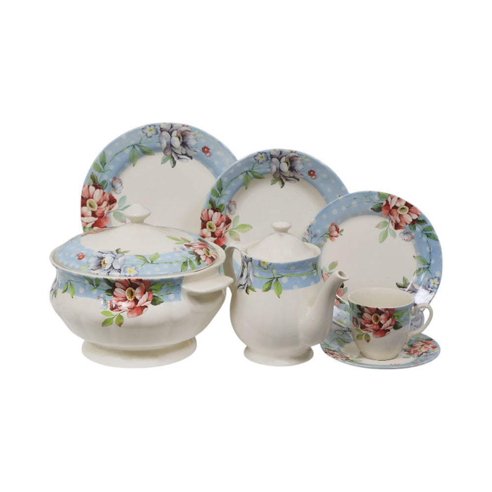 DINNER SET 85PC CLAYTON 2204FA