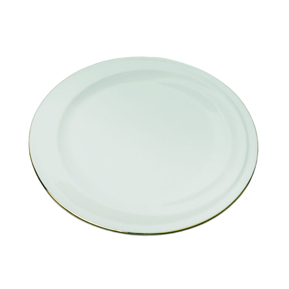 PLATE DINNER WHITE PORCELAIN NEW PHOENIX 10.5INCH IR