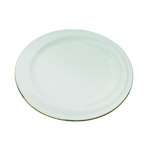PLATE DINNER WHITE PORCELAIN NEW PHOENIX 10.5INCH IR