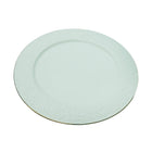PLATE DINNER WHITE PORCELAIN MOON EMBOSSED 11INCH IR