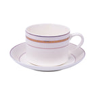 CUP & SAUCER BONE CHINA MORE & MORE ZS001 AW (Pack of 6)