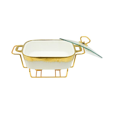 DONGA PORCELAIN SQUARE 11INCH WHITE