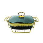 DONGA PORCELAIN SQUARE 11INCH BLACK