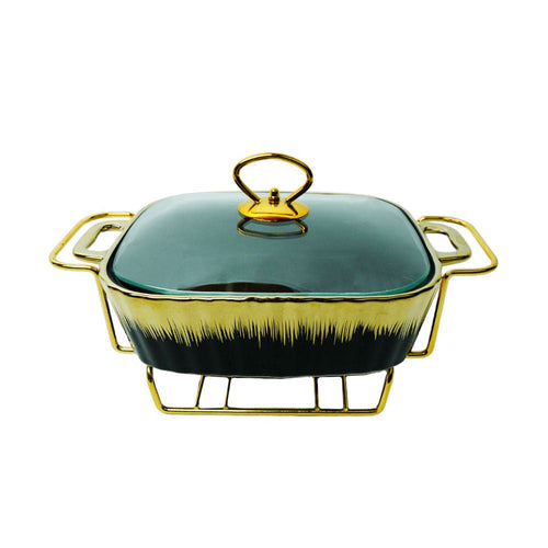 DONGA PORCELAIN SQUARE 11INCH BLACK