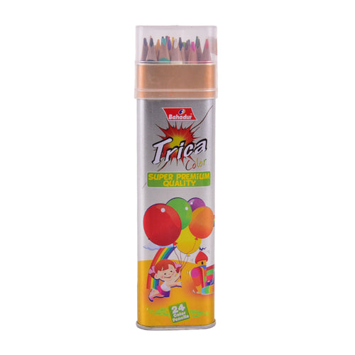 BAHADUR TRICA 24 PENCIL COLOR TIN B.I