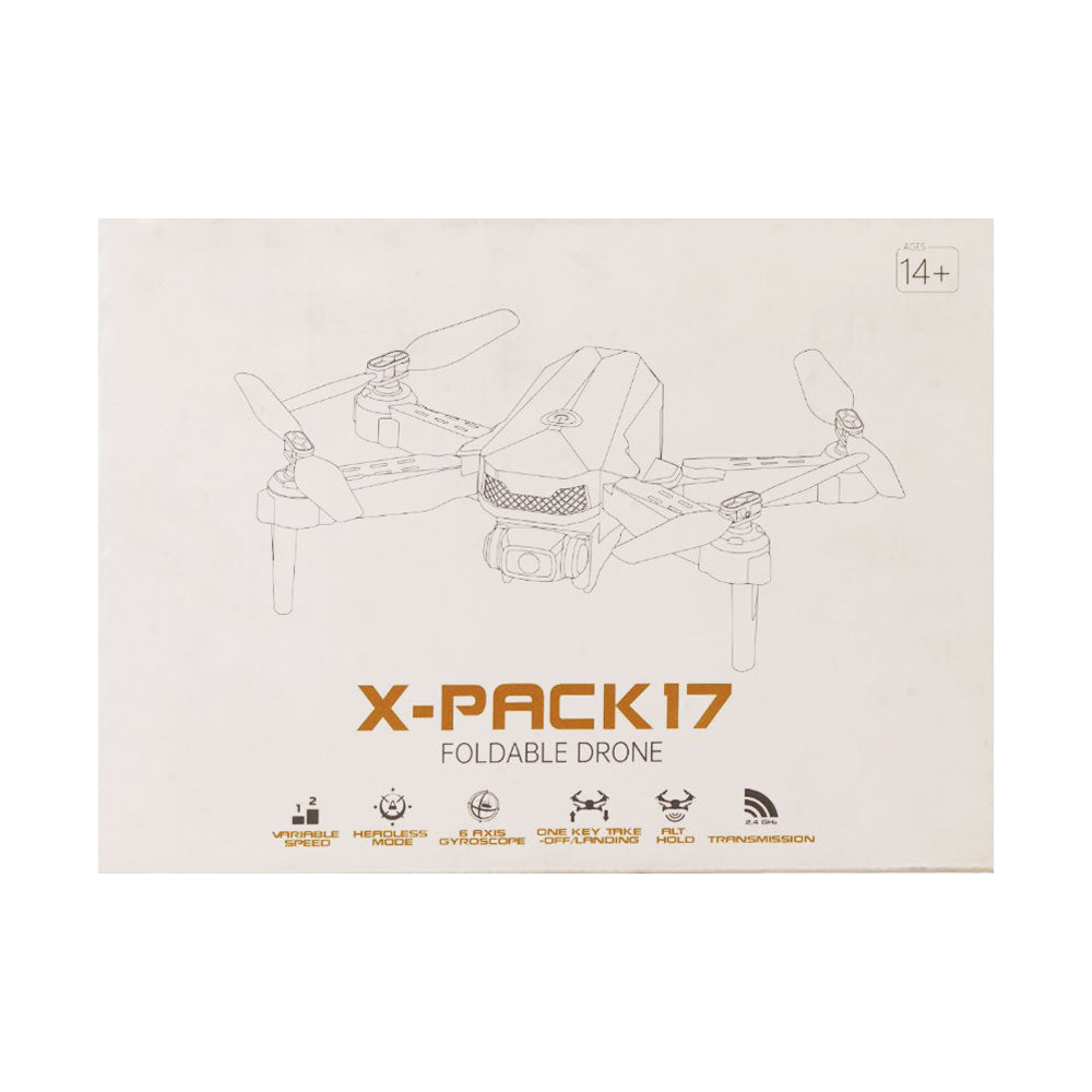 X-PACK-17 FOLDABLE DRONE R/C IR