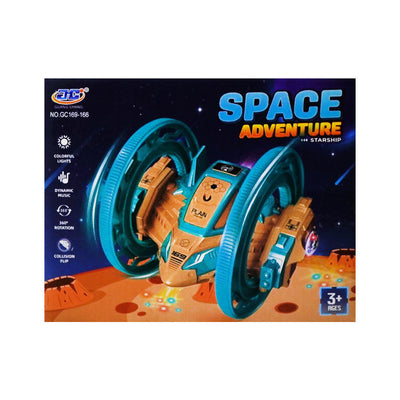 GC169-166 SPACE ADVENTURE STUNT ROCKET B/O IR