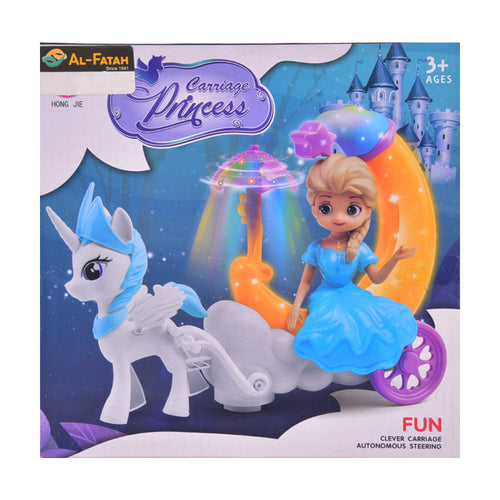 HJ538G PRINCESS FUN CARRIAGE B/O IR